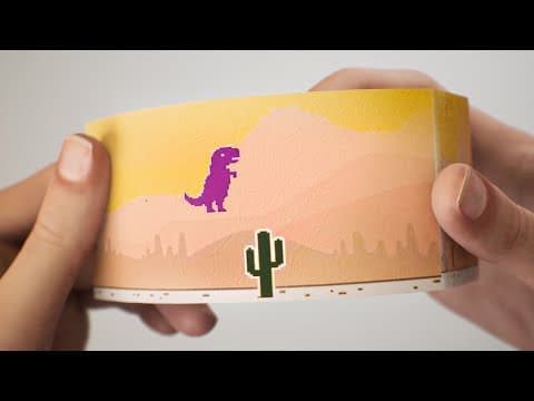Jumping Dino | Animated Flipbook