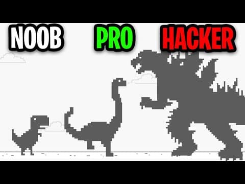 NOOB vs PRO vs HACKER In JUMPING DINO!