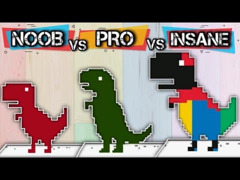 NOOB vs PRO vs INSANE — Jumping Dino